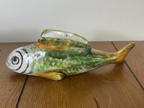 Fioriera pesce antropomorfo - , in