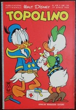 TOPOLINO LIBRETTO 438 - OTTIMO/EDICOLA - FUMETTO DISNEY 1964 - CON BOLLINI CLUB 