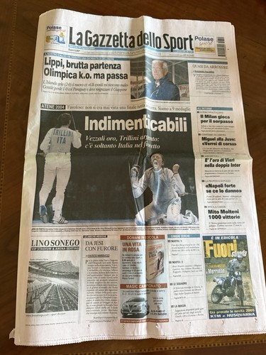 Gazzetta olimpiadi atene 2004 - gazzetta,