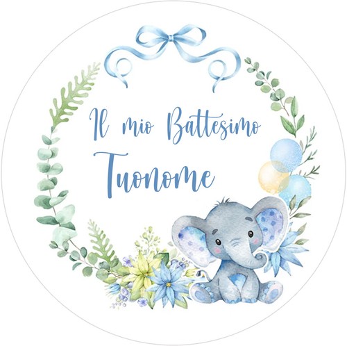 Cialda battesimo bimbo con - battesimo,