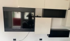 mobile soggiorno moderno laccato bianco lucido + porta tv Legnoottime condizioni