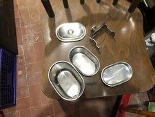 Portavivande In Acciaio Inox Vintage Seconda Guerra Mondiale