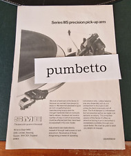 Advertising English Pubblicità Werbung ( 1980 ) HI-FI SME Series III ( Tipo 4 )