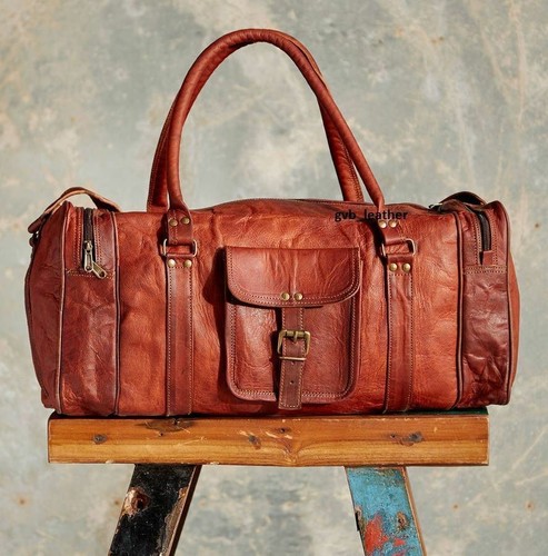 Borsone vintage marrone - , in