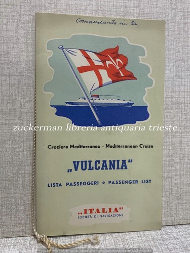 Nave ship vulcania - ship, dicembre