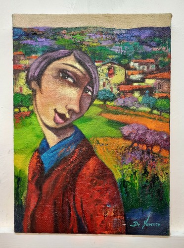 Quadro dipinto paesaggio - quadro,