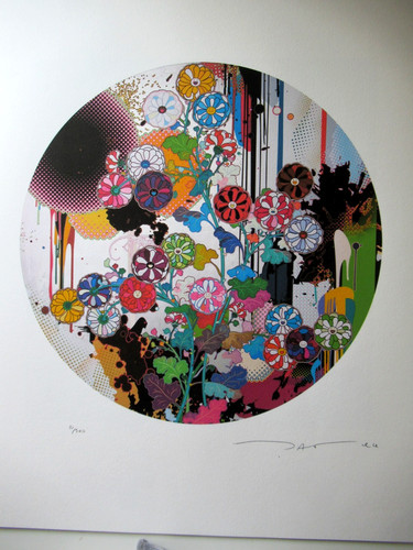 Takashi murakami litografia - takashi,