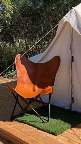Sedia relax farfalla pelle - sedia, in