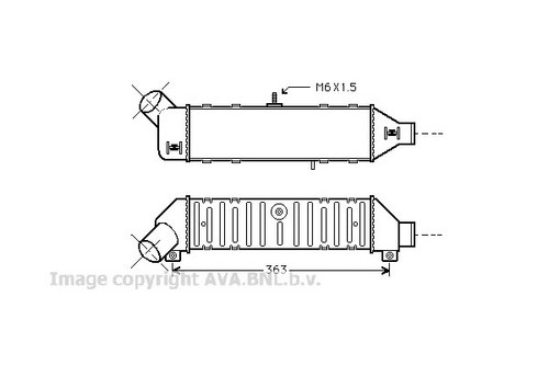 Intercooler volkswagen caddy - intercooler,