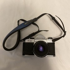 Pentax K1000 fotocamera reflex pellicola 35 mm con obiettivo Pentax 50 mm - NON TESTATA - LEGGERE BENE