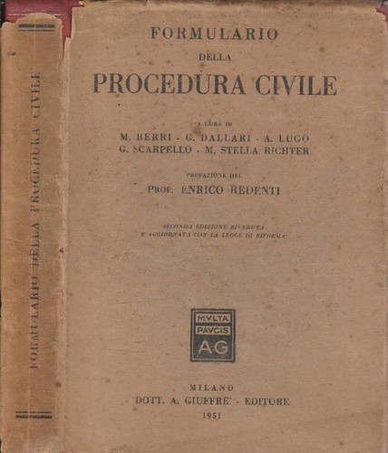 Formulario della procedura