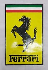 Quadro/Targa/Insegna Ferrari in ceramica smaltata