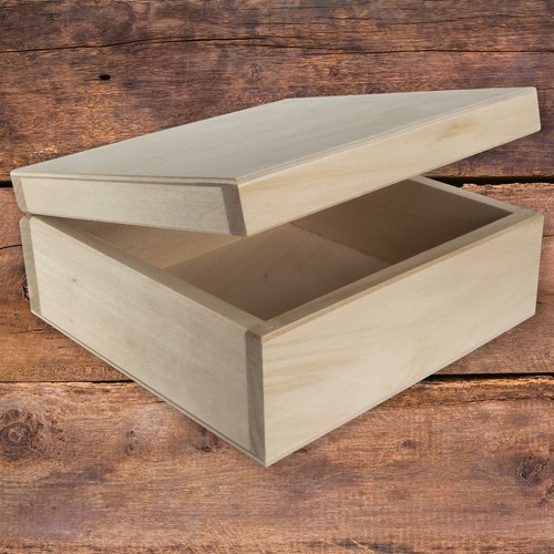 Scatola quadrata legno di - quadrata,