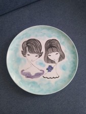 Vintage Piatto Grande Volti