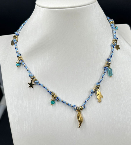 Collana acciaio dorato con - acciaio,