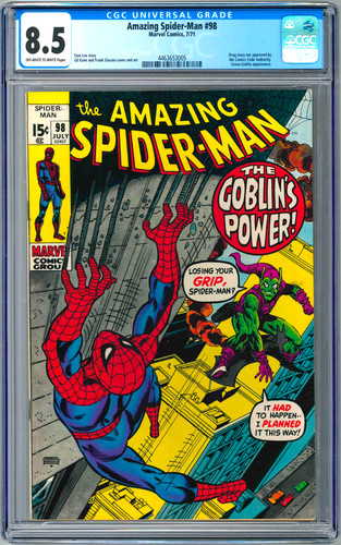 Amazing spider man cgc - #98, 8.5
