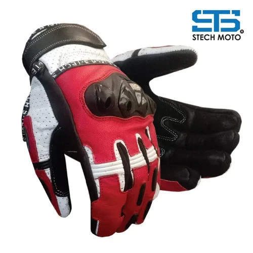 Moto guanti pelle - in, s-tech