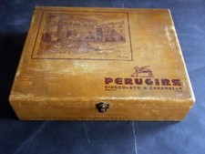 PERUGINA - Cioccolato Caramelle - vecchia scatola di legno --