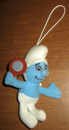 Peluche puffi peyo gadget - puffi,