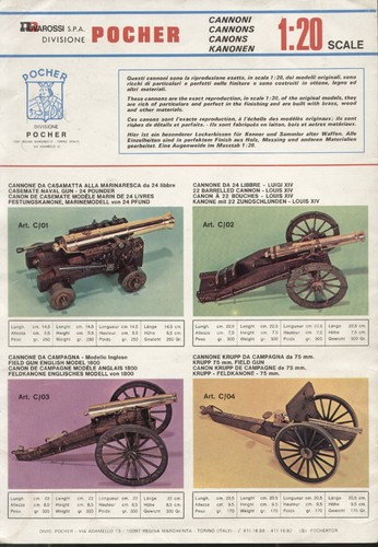 Catalogo pocher rivarossi - catalogo,