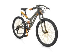BICI 26 MTB JUMP 6 VELOCITÀ AMMORTIZZATORE POSTERIORE MATT MILITARY MBM