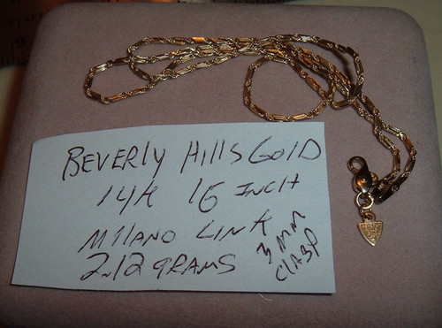 Collana catena maglia - catena, 16"