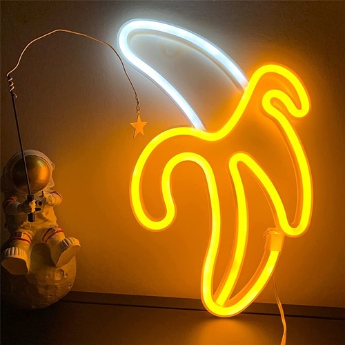 Luci neon forma di banana - al,