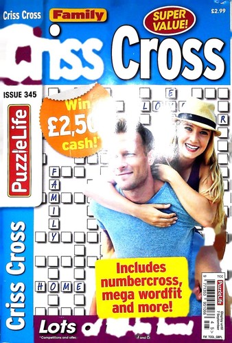 Criss cross puzzle book family - puzzle,