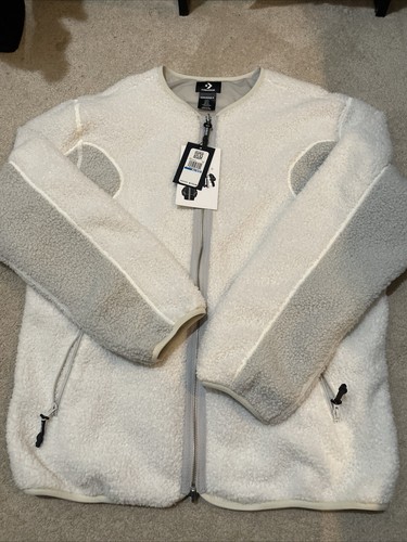 Giacca sherpa zip reversibile - zip,