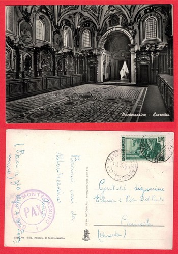 Cartolina montecassino - cartolina,