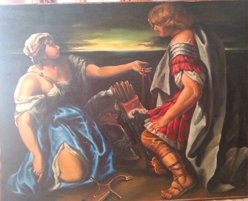 Quadro olio tela stile - olio, su
