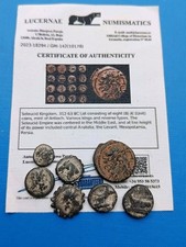 Lotto 7 Monete Antiche Impero Seleucide (305-64 A.C.) Con Certificato