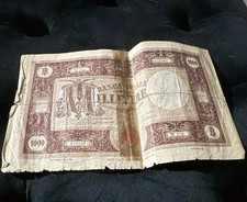Vecchia MILLE LIRE Grande IN