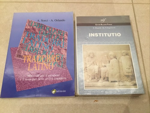 Tradurre latino institutio - latino, +