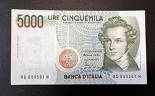 ITALIA BANCONOTA REPUBBLICA