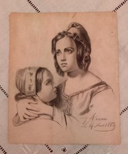 Ritratto Francese, Matita Su