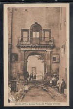 Cartolina Morlupo Antica Porta del Palazzo Ursinus ANIMATA N1083