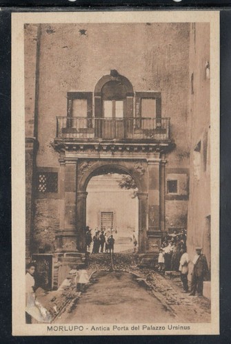 Cartolina morlupo antica porta - morlupo,