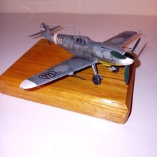 MESSERSCHMITT 109 G6 REGIA 1/72 COSTRUITO BUILT GEBAUT 1/72 DA KIT IN PLASTICA