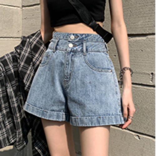 Jeans pantaloncino donna - , denim