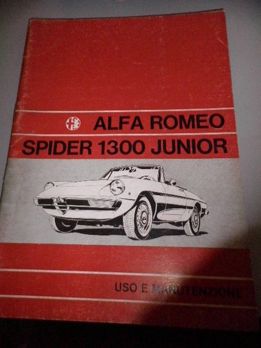Alfa romeo spider - alfa, 1300