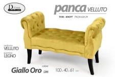 PANCA CLASSICA LEGNO VELLUTO