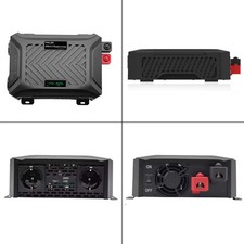 INVERTER 12V/24V 1500W/3000W SINUSOIDALE PURO DISPLAY LCD AUTO CAMPER