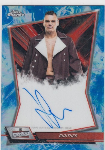 Gunther 2026 topps chrome - chrome, wwe