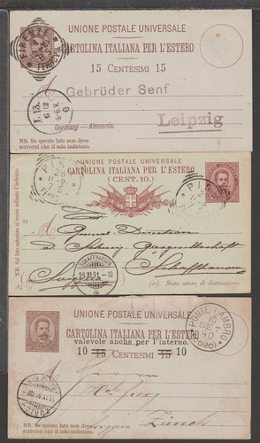 Regno italia 3 x - regno, d'italia