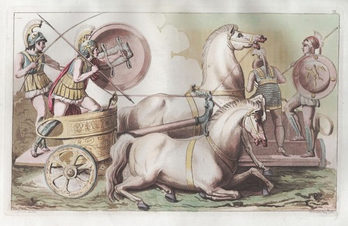 Ancient greek war chariot - greek,