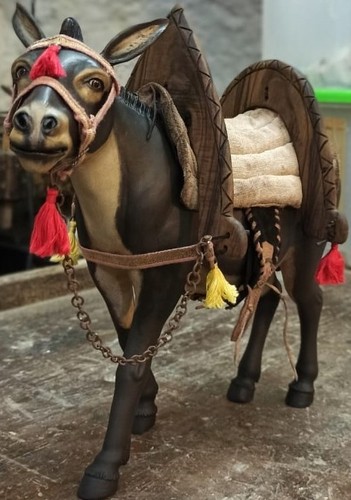 Asino presepe napoletano stile