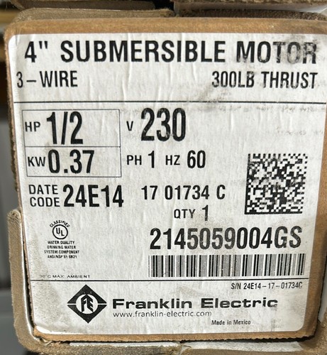 Motore pompa sommersa 300lb - sommersa, 4"