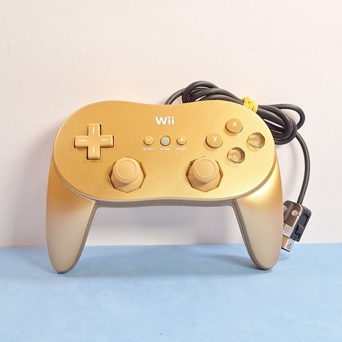 Wii controller pro gold - controller, 🚀