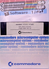 COMMODORE 64/128 -- MODELLO 1551/1541 TEST/DEMO-DISKETTE (COMMODORE - DISCO) #1607